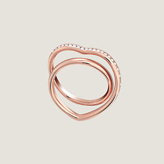 Vertige Cœur ring, medium model | Hermès Canada